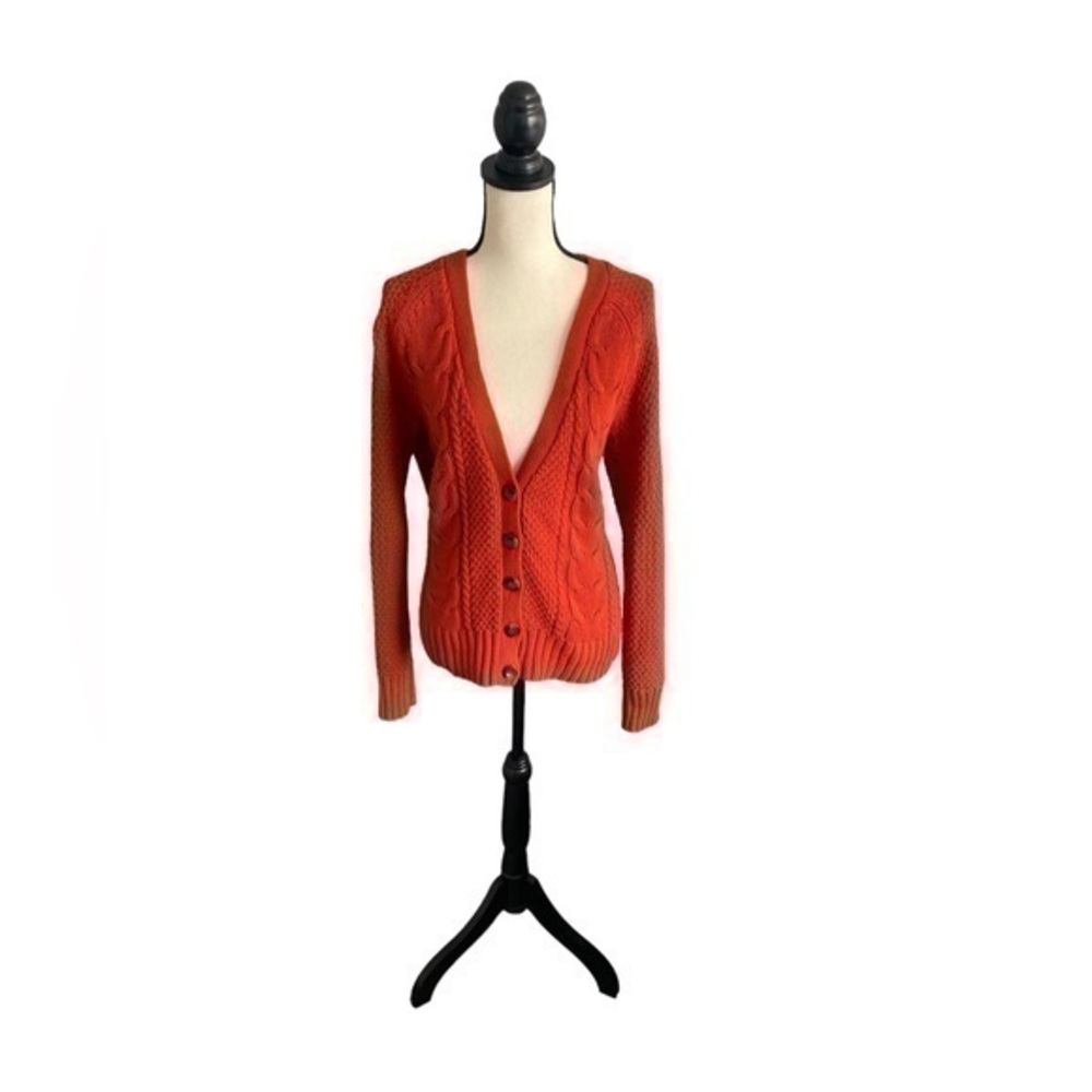 Knitted By Bass Cardigan Sweater Size Large